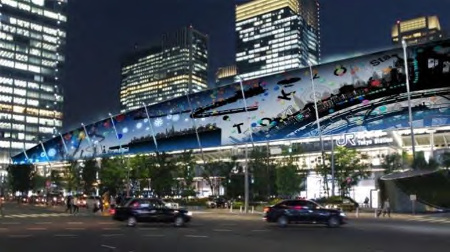 Tokyo Station GranRoof "Light on Train"