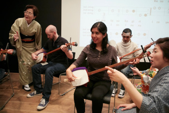 Shamisen of Nagauta Workshop
